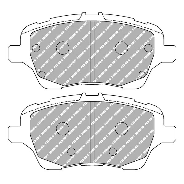 Ferodo DS2500 Brake Pads Ford Fiesta VI ST 180 Front - F-CP4612H - FCP4612H - 3661768581117
