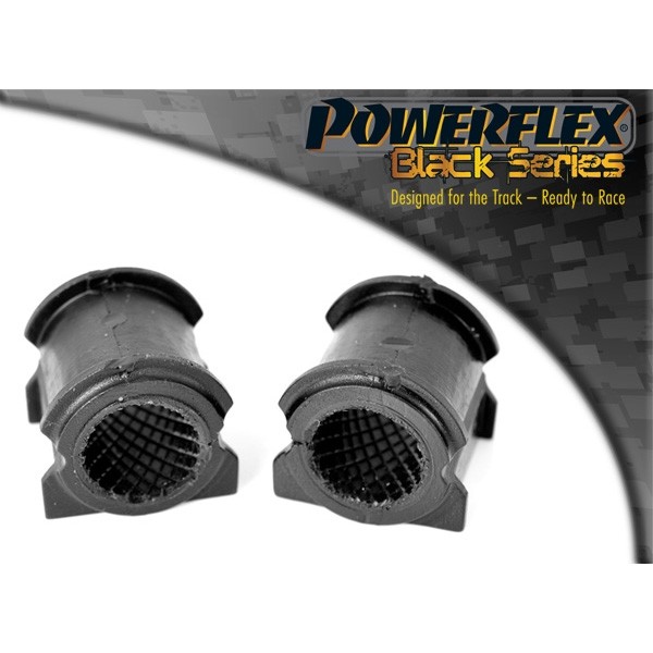 Powerflex Black Front Anti-Roll Bar Bush 23.5mm Porsche 996 1997-2005 (2 parts) - PF-F57501-235-2N - PFF57-501-23.5BLK - 5055676514967