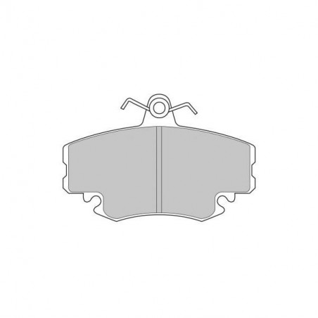 Ferodo DS Performance brake pads front for DACIA LOGAN 1.4 (LSOA, LSOC, LSOE, LSOG) 09.04 -  caliper LUCAS/TRW