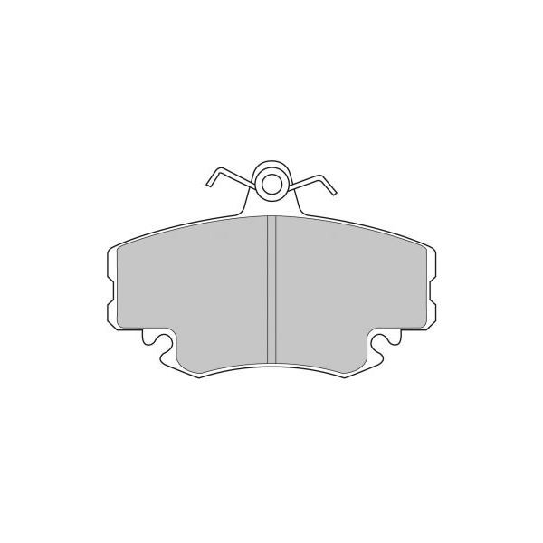 Ferodo DS Performance remblokken voor DACIA LOGAN 1.4 (LSOA, LSOC, LSOE, LSOG) 09.04 - LUCAS/TRW remklauw - F-DS845 - FDS845 - 3661768306390
