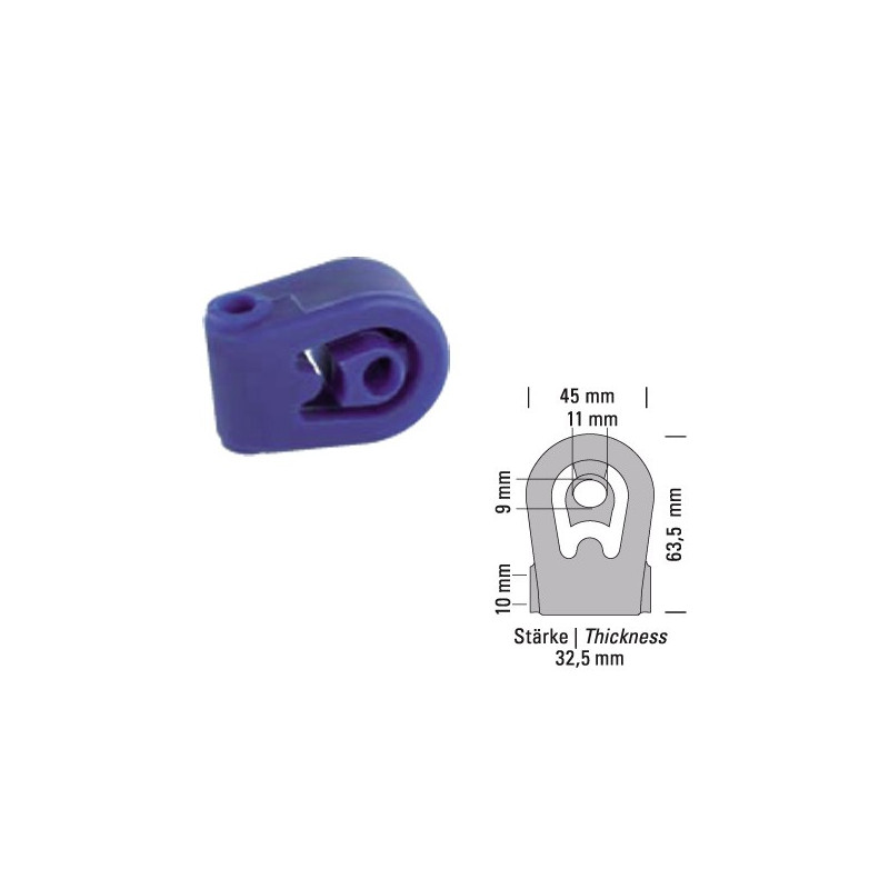 Silentbloc Echappement 220°C POWERSPRINT - PS-909867 - 909867 - 3661768476994