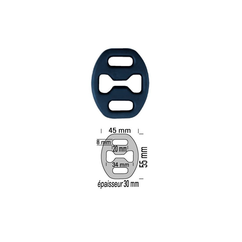 Silentbloc Echappement 220°C POWERSPRINT épaisseur 30mm - PS-909916 - 909916 - 3661768257777