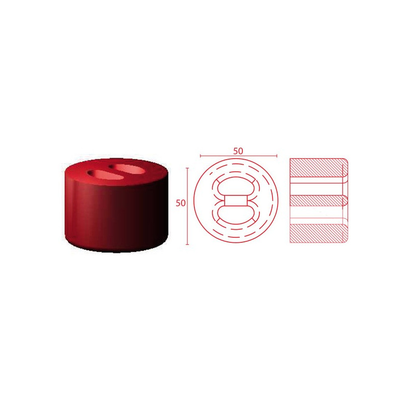 Boccola Powerflex Scarico 50/50mm - PF-EXH003 - EXH003 - 5055676511874