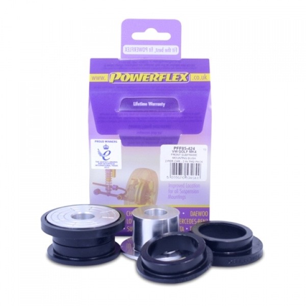 Silentblocuri Powerflex pentru șasiul din față și din spate al modelului Audi S3 (2 bucăți) - PF-F85424-2 - PFF85-424 - 5055676534644