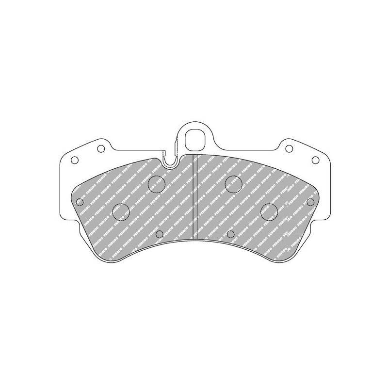 Ferodo DS2500 remblokken voor PORSCHE Cayenne 3.2 10.03 - 09.07 remklauw BREMBO - F-CP1625H - FCP1625H - 3661768584279