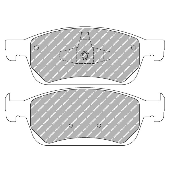 Plăcuțe de frână Ferodo DS2500 față pentru FORD Focus 2.0 ST 07.12 – etrier de frână ATE - F-CP4416H - FCP4416H - 3661768584545