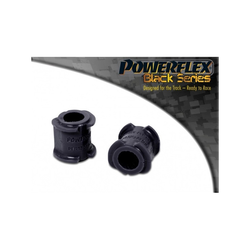 Silent Bloc Powerflex Zwart Achter anti-roll bar 19mm Porsche 996 1997-2005 (2 stuks) - PF-R57510-19-2N - PFR57-510-19BLK - 5055676515384