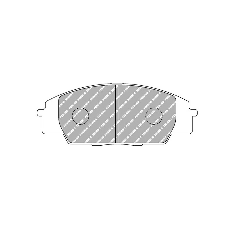 Ferodo DS1.11 remblokken voor HONDA Civic 1.7 CTDi 01.02 - 09.05 remklauw SUMITOMO - F-CP1444W - FCP1444W - 3661768323649