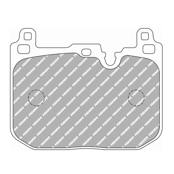 Ferodo DS2500 remblokken voor MINI Mini (F55) John Cooper Works 09.15 - Brembo remklauw - F-CP4872H - FCP4872H - 3661768586433