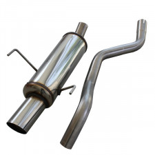Terminale Scarico Inoxcar Fiat Punto 1.8 16v HGT 1x90mm Rally