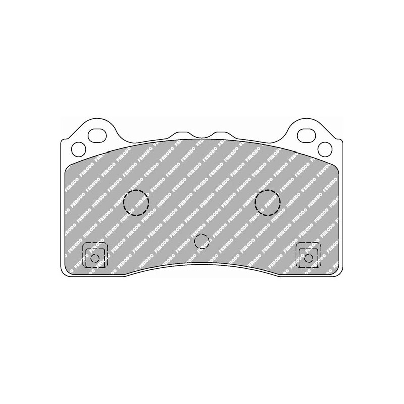 Ferodo DS2500 remblokken voor FORD Focus 2.3 RS AWD 07.15 - remklauw BREMBO - F-CP4830H - FCP4830H - 3661768602799