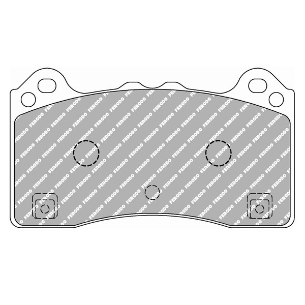 Plaquettes de Frein Ferodo DS2500 Avant Ford Focus III 2.3 RS - F-CP4830H - FCP4830H - 3661768602799