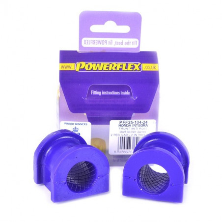 Silent Bloc Powerflex Black Anti-Roulis 24mm Honda Civic EG4/5/6..