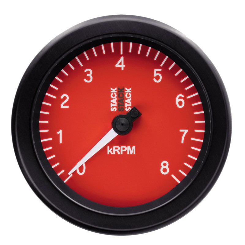 Compte-Tours Stack ST100 Sport Diamètre 88mm 0-8K RPM - ST-100-08.N - ST100-08