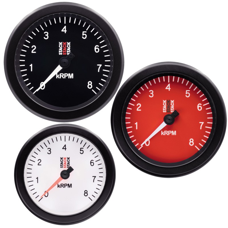 Toerenteller Stack ST100 Sport Diameter 88mm 0-8K RPM - ST-100-08.N - ST100-08