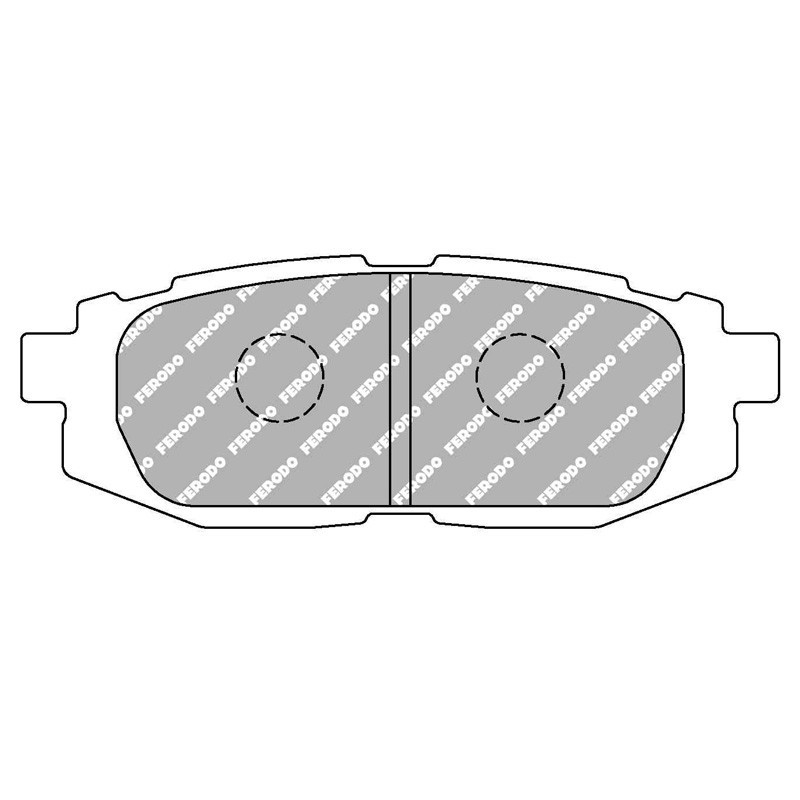 Ferodo DS1.11 remblokken achter voor SCION FR-S 2.0 L 03.12 - SUMITOMO remklauw - F-CP4187W - FCP4187W - 3661768606933