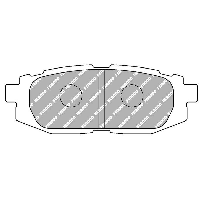 Pastiglie di Freno FERODO DS2500 Posteriore Subaru / Toyota - F-CP4187W - FCP4187W - 3661768606933