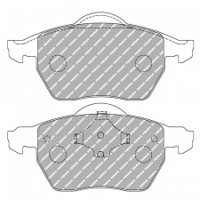 Plaquettes de frein Ferodo DS2500 avant pour AUDI A4 1.6 11.00 - 12.04 étrier ATE