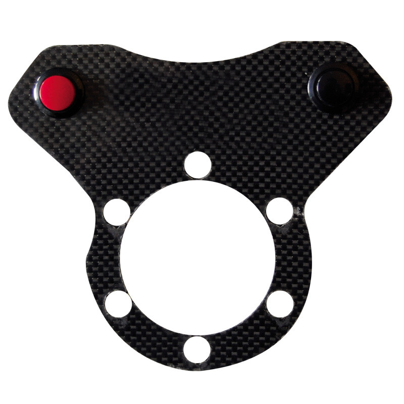 Baza pentru volan din carbon cu 2 butoane - SPE-PLATINE-C-B - 3661768255551