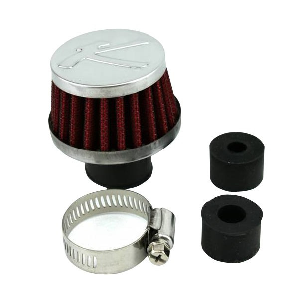Filter Breather K-Racing in Cotton Universal Chrome Look - BRF-FD1 - 3586358867719