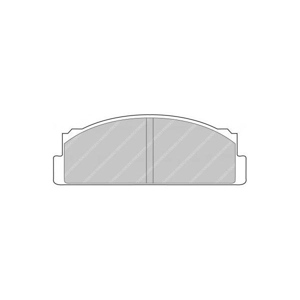 Brake Pads  Ferodo DS2500 Front Fiat / Seat - F-CP22H - FCP22H - 3661768308264