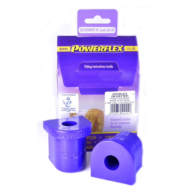 Silentbloc Powerflex pentru triunghiul din spate și cel din față, Volkswagen Golf 1 (2 bucăți) - PF-F85213-2 - PFF85-213 - 5055676510457