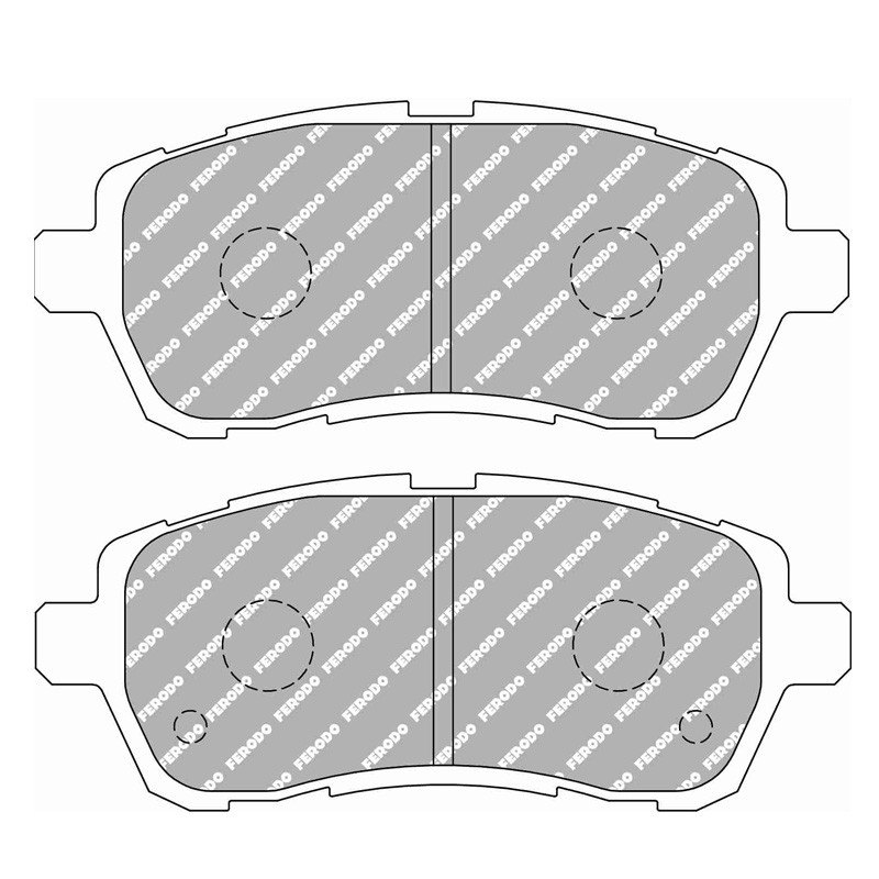 Plăcuțe de frână Ferodo DS3000 față pentru FORD Fiesta 1.2 16V 08.08 – etrier LUCAS/TRW - F-CP4426R - FCP4426R - 3661768434130