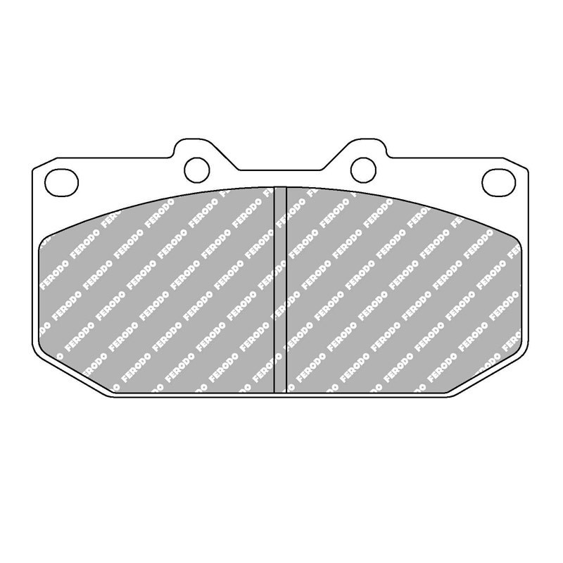 Ferodo DSUNO remblokken voor NISSAN 200 SX 2.0 i 16V Turbo 10.93 - 12.99 remklauw SUMITOMO - F-CP986Z - FCP986Z - 3661768614679