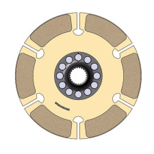 AP Racing koppelingsplaat 184mm 1"x23-7.11 - AP-CP8600-A036H - CP8600-A036H - 3661768294284