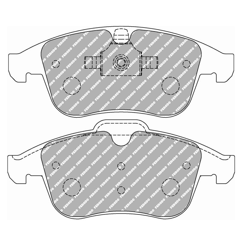 Ferodo DS1.11 remblokken voor RENAULT Clio 1.6 RS 03.13 - remklauw ATE - F-CP4249W - FCP4249W - 3661768614709