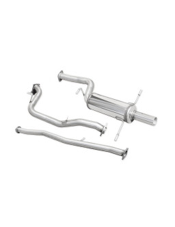 INOXCAR Group N exhaust system stainless steel SUBARU IMPREZA 2.0 GT TURBO -2000 D60mm