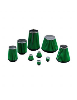GREEN FILTER conical air filter Exit diameter 70mm, Cone 140x100mm height 100
