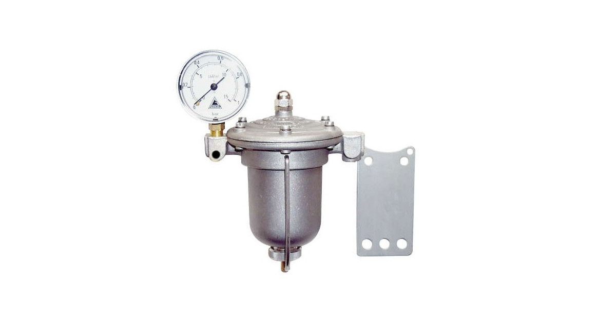 Manomètre de pression de carburant 0-1 bar (0-14 psi) Filter King, à  utiliser pour réglage de la pression, pas pour montage permanent SK103492