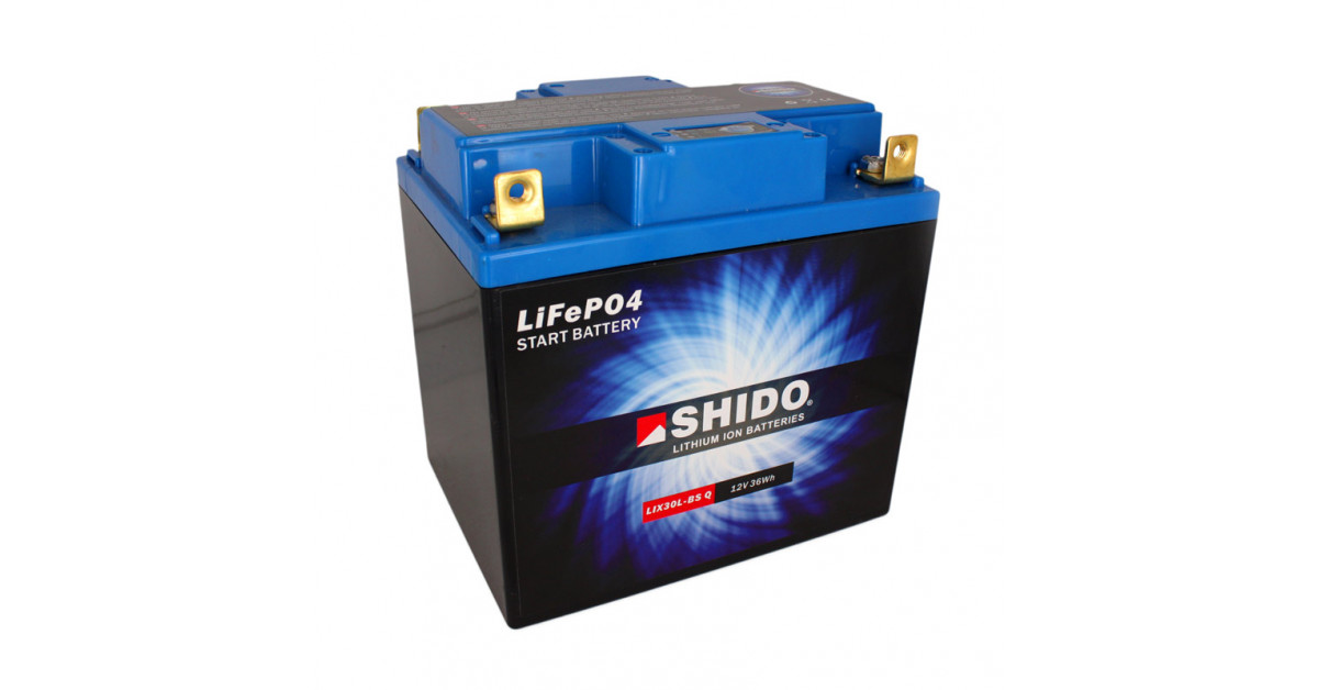 Batterie Lithium 30A Shido 166X126X175mm 2kg - Gt2i