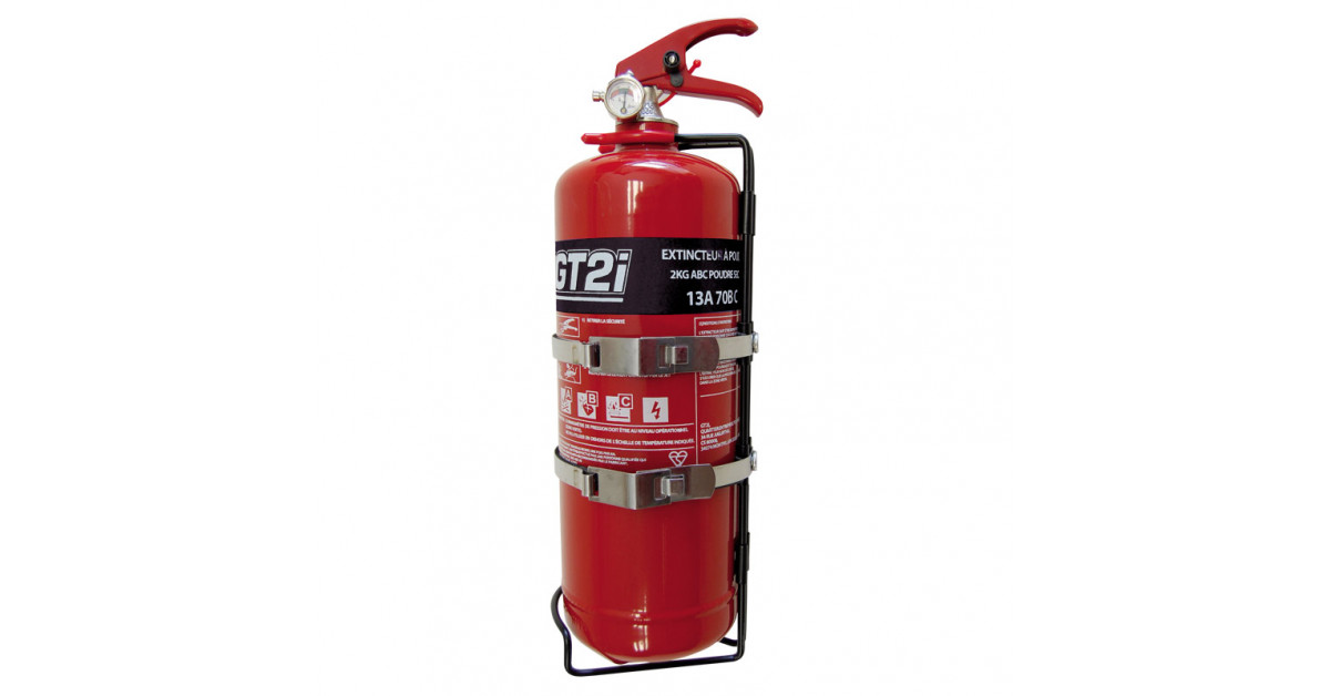 Steel hand-held Mechanical Fire Extinguisher 2Kg Powder - Gt2i