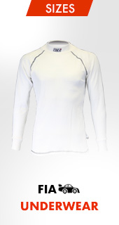 Choose well your FIA underwear thanks to our size chart and approvals
