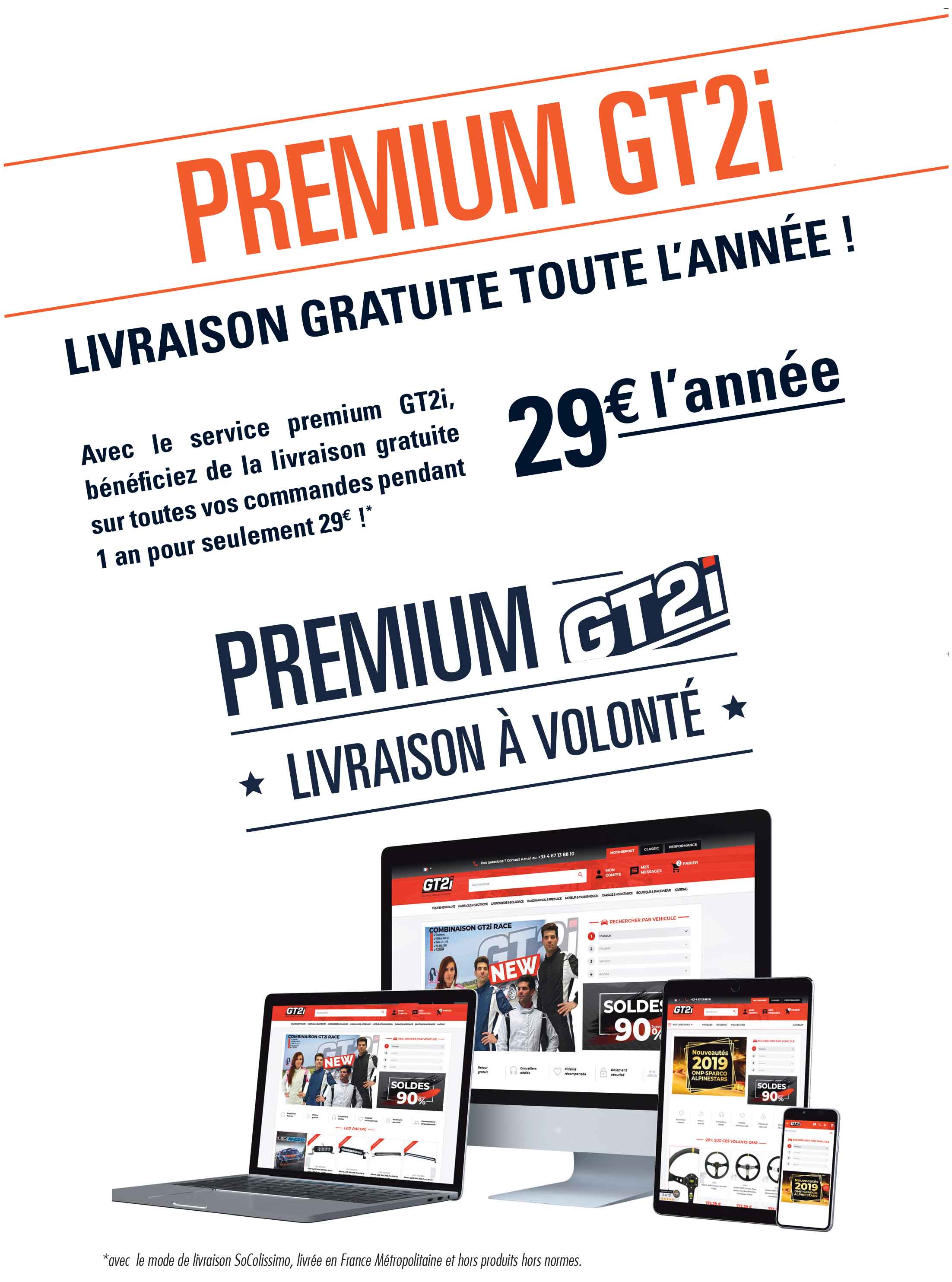 Livraison gratuite GT2i